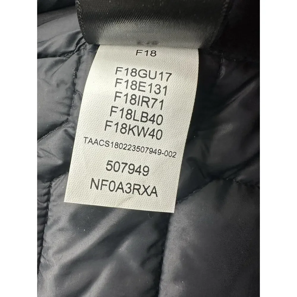 The North Face ThermoBall Jacket Men’s Size XL Black Insulated Quilted Full Zip